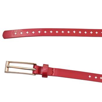 " Flag Print And Red Color" Belt Combo For Womens 3