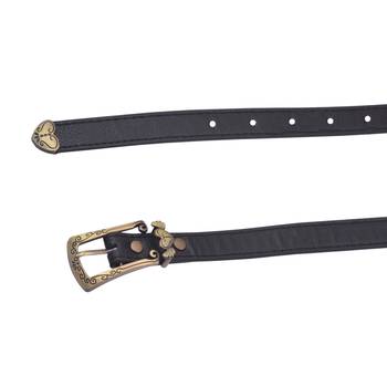 " Printed Red And Black" Belt Combo For Womens 3