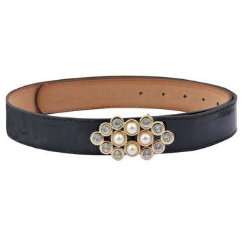 " Black And White Color" Belt Combo For Womens 2