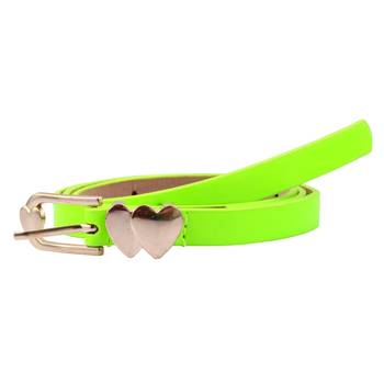 " Yellow And Floroscent Green Color" Belt Combo For Womens 2