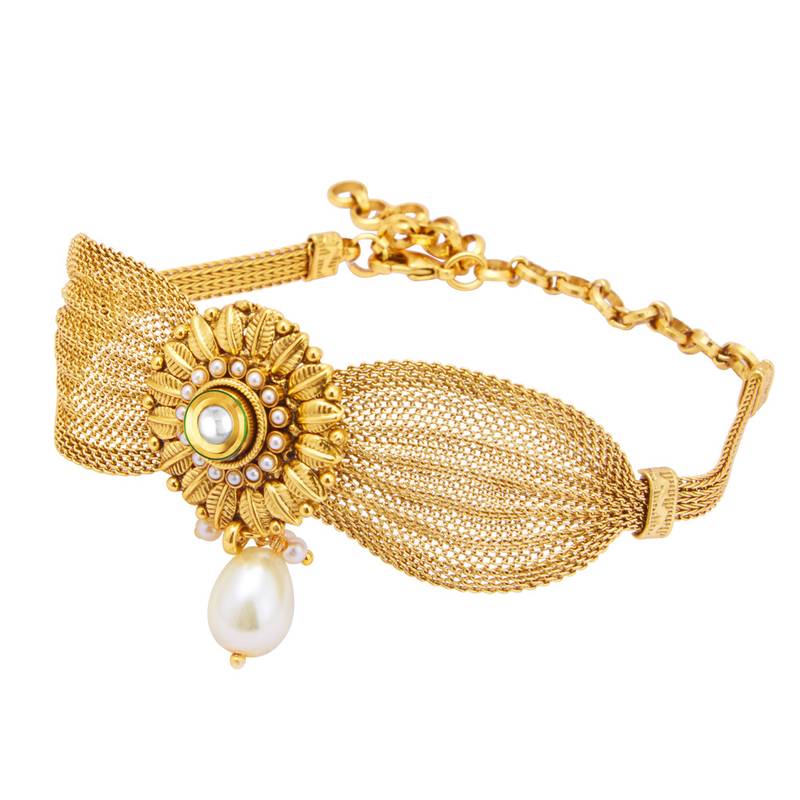Resplendent Gold Plated Bajuband For Women Sukkhi Online Private