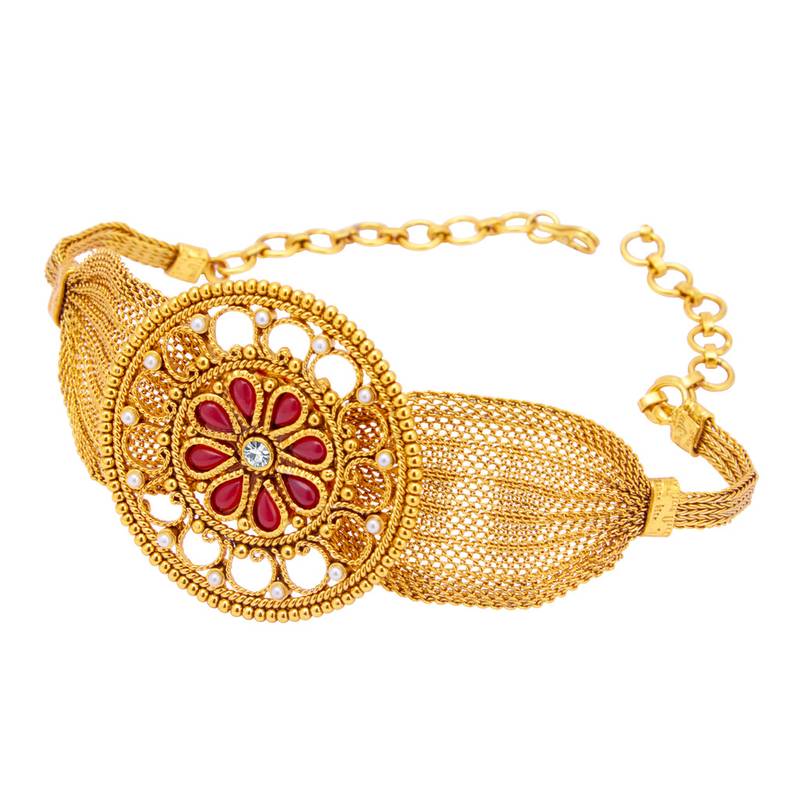 Attractive Gold Plated Bajuband For Women Sukkhi Online Private