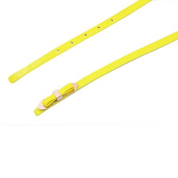 " Yellow And Red Color" Belt Combo For Womens 2