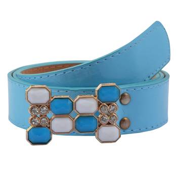 " Blue Color" Belt Combo For Womens 1