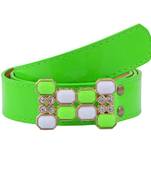 " Green Color" Belt Combo For Womens