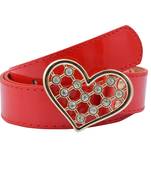 " Red Color" Belt Combo For Womens