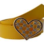 " Yellow Color" Belt Combo For Womens