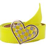 " Yellow Color" Belt Combo For Womens