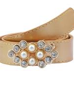 " Beige Color" Belt Combo For Womens