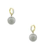 Clear CZ AD American Diamond Hoop Earrings Jewellery for Women - Orniza