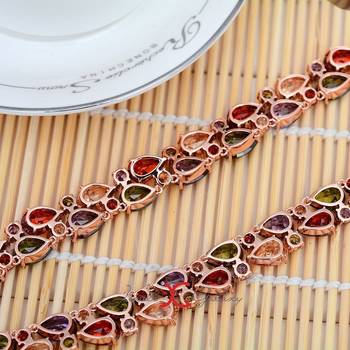 Multicolor cubic zirconia necklaces 4