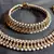 Double line kundan anklet
