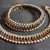 Double line Multi color Kundan Anklets