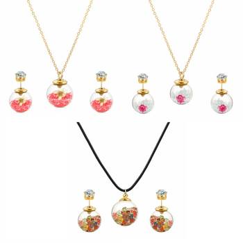 Multicolor cubic zirconia pendants 1