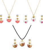 Multicolor cubic zirconia pendants