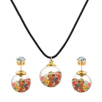 Multicolor cubic zirconia pendants 2