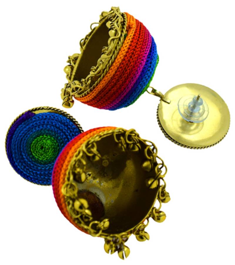 Gold studded jewellery studs