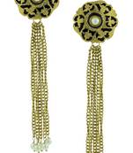 Gold studded jewellery studs