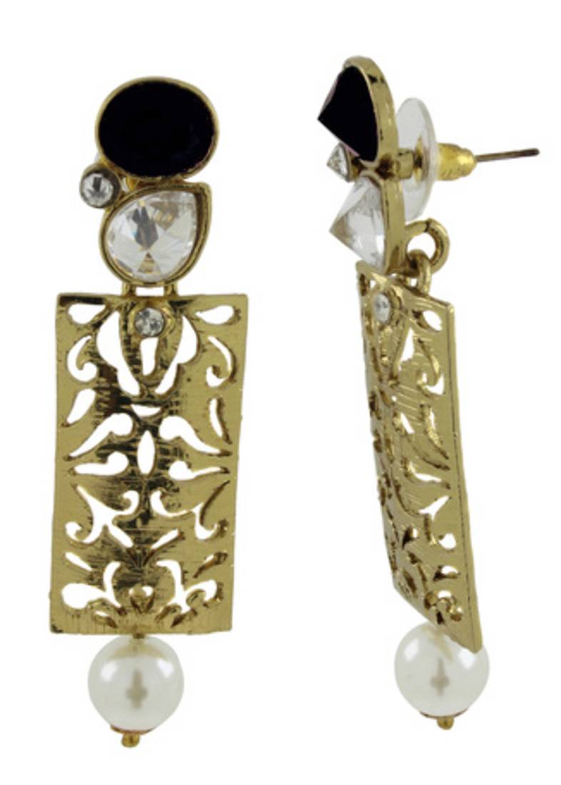 Gold studded jewellery studs