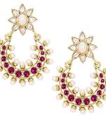 Gold studded jewellery studs