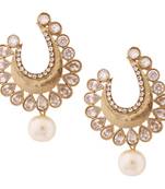 Gold studded jewellery studs