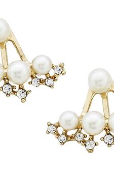 Gold studded jewellery studs