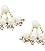 Gold studded jewellery studs