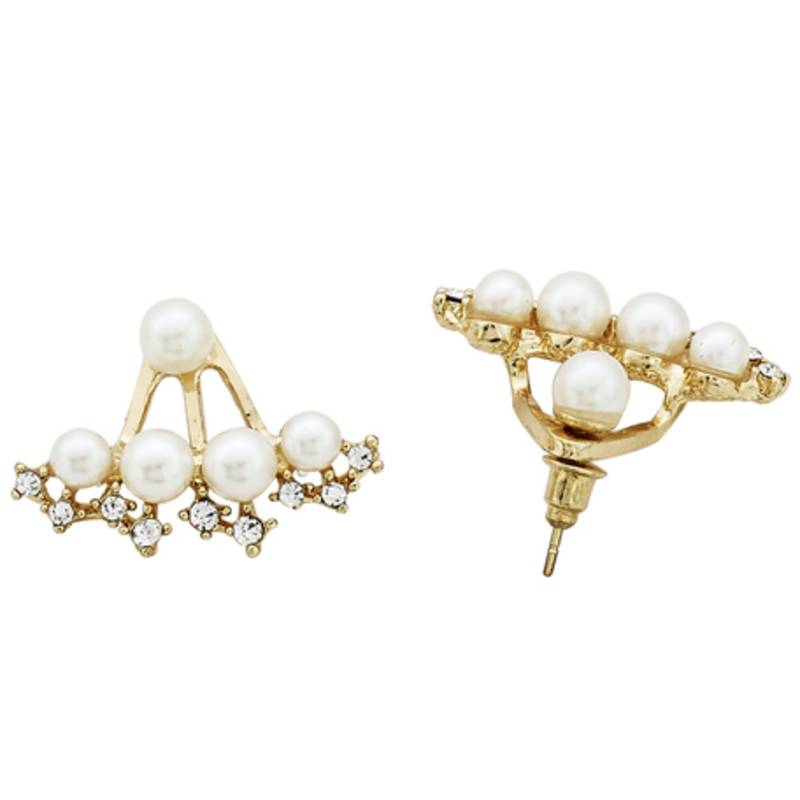 Gold studded jewellery studs