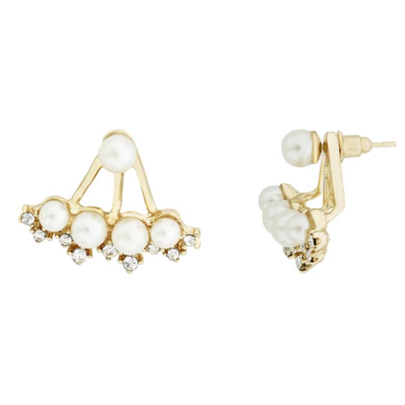 Gold studded jewellery studs