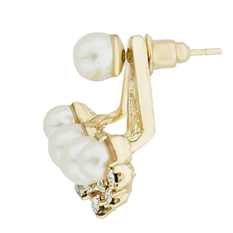 Gold studded jewellery studs