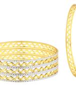Gold silver plated bangles and bracelets