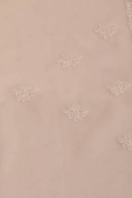 ADA Pink Hand Embroidered Lucknow Chikankari Women Georgette Saree With Blouse - A130213 4