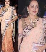 bollywood hema malini saree