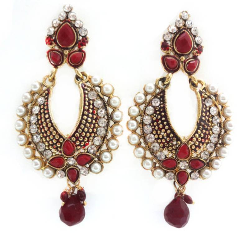 pink earring