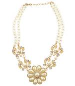 "Pearl Princess Disco Chali" Pearl Statement Necklace