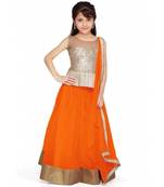 Fenta Net semi stitched lehenga choli with dupatta