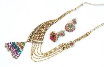 Royal elegant bridal wear set 1078 1