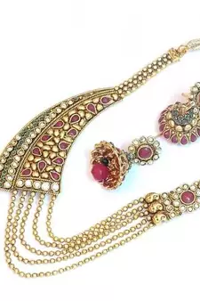 Royal elegant bridal wear set 1078