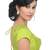 Lemon green raw silk designer readymade blouse
