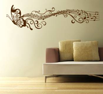 Musical Butterfly Wall decal 1