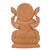 Wooden Ganesh Statue - Lord Ganesha Wood Sculpture Elephant Hindu Deity God Figurine