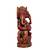 Handmade Meena Work Three Heads God Of Good Luck Ganesh Statue Idol