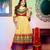 Net Brasso Yellow Zari Work Semi Stitched Anarkali Suit By Fabfiza