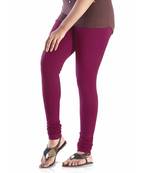 Purple Churidaar Komal Cotton Leggings 207