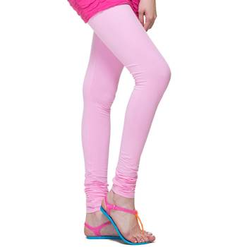 Baby Pink Churidaar Komal Cotton Leggings 208 1