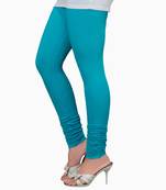Turquoise Churidaar Komal Cotton Leggings 220