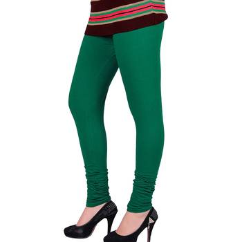 Green Churidaar Komal Cotton Leggings 223 1