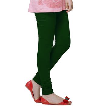 Green Churidaar Komal Cotton Leggings 228 1