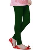 Green Churidaar Komal Cotton Leggings 228