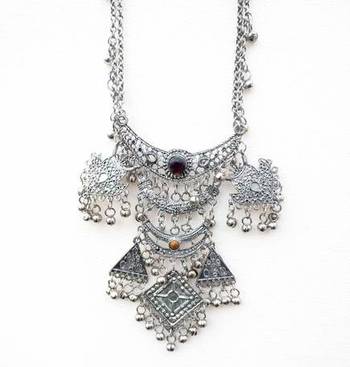 Silver Banjara Necklace 1
